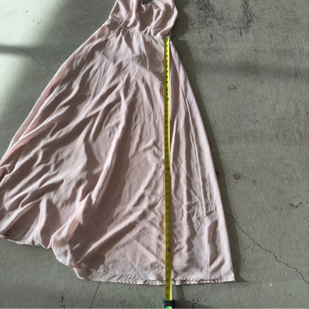 Lulus / Meteoric Rise Blush Maxi Dress / small / blush pink - Picture 16 of 17